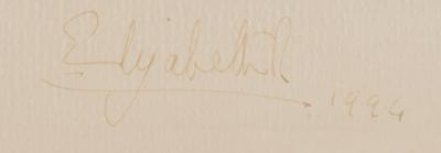 Lot #1115 Queen Elizabeth II Signed Oversized Photograph - Image 3