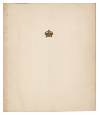 Lot #1156 Elizabeth, Queen Mother Signed Christmas Card (1965) - Image 2