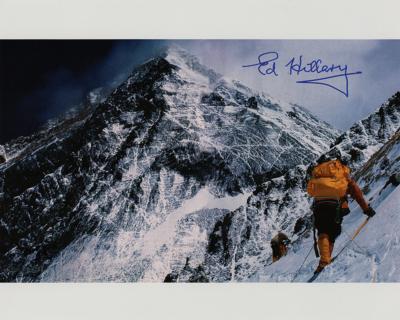 Lot #1170 Edmund Hillary and Tenzing Norgay (2) Signed Photographs - Image 2