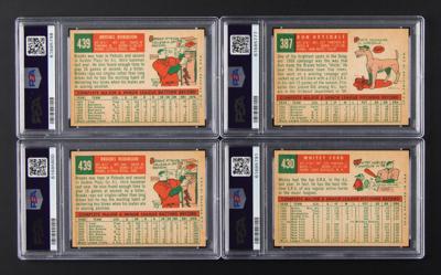 Lot #1830 1959 Topps Baseball Lot of (4) HOFers - All PSA Graded Baseball Cards - Image 2
