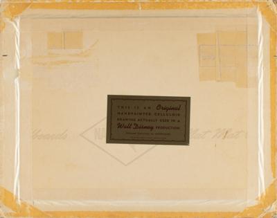 Lot #1379 The Pearly Band production cel from Mary Poppins (Art Corner Cel with Original Matting and Gold Seal on Back) Production Cel - Image 3