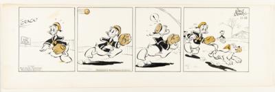 Lot #1378 Donald Duck Comic Strip by Al Taliaferro Comic Strip - Image 1