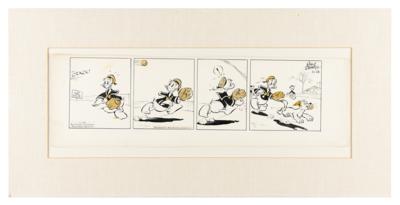 Lot #1378 Donald Duck Comic Strip by Al Taliaferro Comic Strip - Image 2