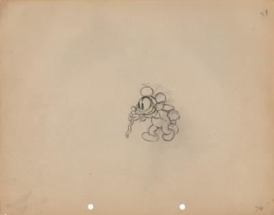 Lot #1326 Mickey and Minnie Mouse production drawings from Mickey's Mellerdrammer - Image 1