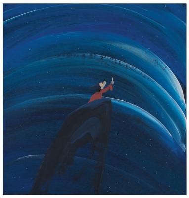 Lot #1347 Mickey Mouse concept painting from Fantasia - Image 1