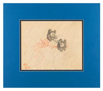 Lot #1337 Vultures production layout drawing from Snow White and the Seven Dwarfs - Image 2