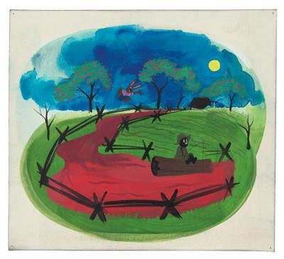 Lot #1388 Mary Blair concept painting of Br'er