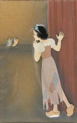 Lot #1329 Snow White and Birds production cels from Snow White and the Seven Dwarfs - Image 1