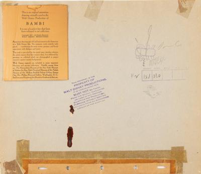 Lot #1360 Thumper production cel and master background set-up from Bambi - Image 2