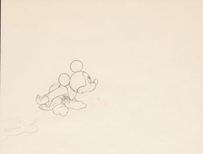 Lot #1354 Mickey Mouse production drawing from Fantasia - Image 1