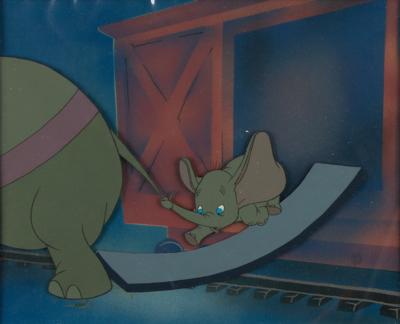 Lot #1358 Mama Jumbo and Dumbo production cel from Dumbo - Image 1