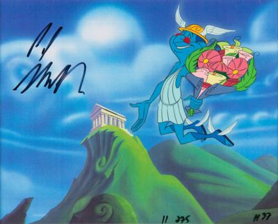 Lot #1462 Hermes production cel from Disney's Hercules: The Animated Series signed by Paul Shaffer Production Cel - Image 1