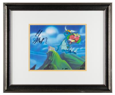 Lot #1462 Hermes production cel from Disney's Hercules: The Animated Series signed by Paul Shaffer Production Cel - Image 2