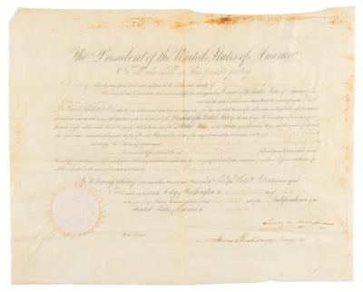 Lot #1005 James K. Polk and James Buchanan Document Signed - Image 1