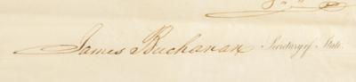 Lot #1005 James K. Polk and James Buchanan Document Signed - Image 2