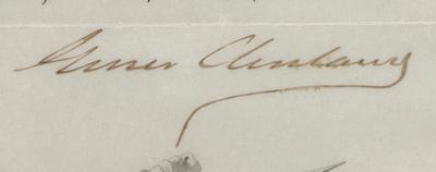 Lot #1024 Grover Cleveland Document Signed as President - Image 2