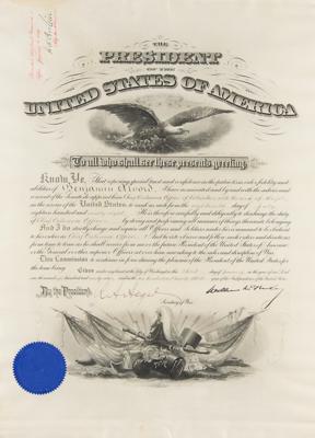 Lot #1049 William McKinley Document Signed as President - Image 1