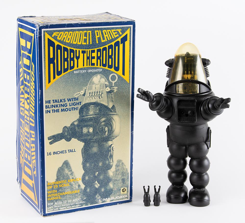 Vintage Robby the Robot Talking Figure by Masudaya from the