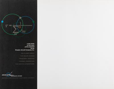 Lot #127 Douglas Aircraft Company Earth and Solar System Prints - Image 2