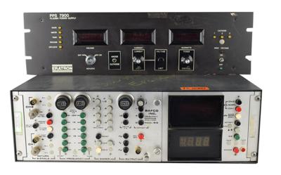 Lot #129 Bafco Frequency Response Analyzer from Rockwell Downey and Plasma Power Supply Panel - Image 1