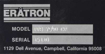 Lot #129 Bafco Frequency Response Analyzer from Rockwell Downey and Plasma Power Supply Panel - Image 3