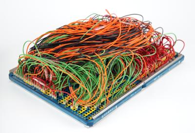 Lot #281 AMP Inc. Analog Computer Patch Board - Image 3