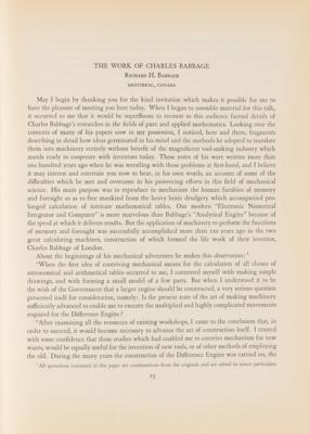 Lot #287 Proceedings of a Symposium on Large-Scale Digital Calculating Machinery - Image 2