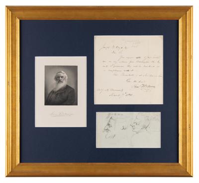 Lot #271 Samuel F. B. Morse Autograph Letter Signed - Image 1