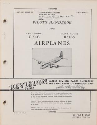 Lot #141 Douglas Skymaster: Army and Navy Pilot's Handbook - Image 1