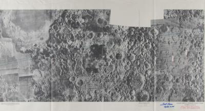 Lot #79 Fred Haise Signed Lunar Orbital Science Flight Chart - Image 1