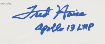Lot #79 Fred Haise Signed Lunar Orbital Science Flight Chart - Image 2