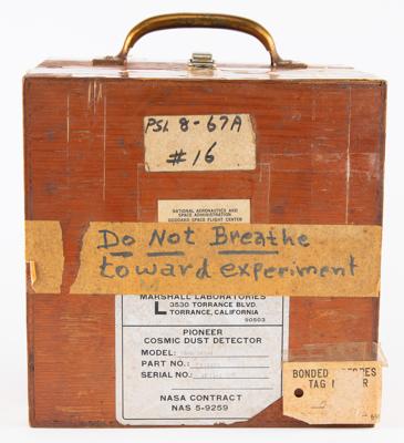 Lot #19 Otto Berg's Pioneer 8 and 9 Experiment Archive - Image 8