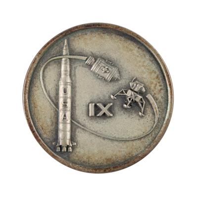 Lot #68 Dave Scott's Apollo 9 Flown Robbins Medallion - Image 3