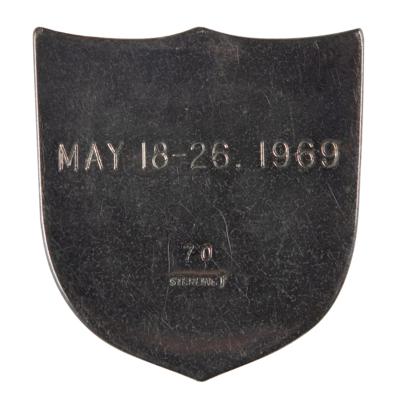 Lot #70 Rusty Schweickart's Apollo 10 Flown Robbins Medallion - Image 4