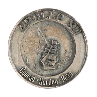 Lot #76 Rusty Schweickart's Apollo 12 Flown Robbins Medallion - Image 3