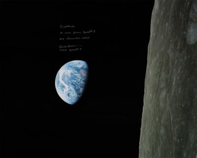 Lot #67 Frank Borman Signed Oversized Photograph - Image 1