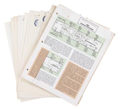 Lot #121 North American Aviation: Luther Monell Frequency Spectrum Archive - Image 2
