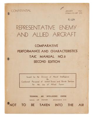Lot #152 World War II: Representative Enemy and Allied Aircraft Manual - Image 1