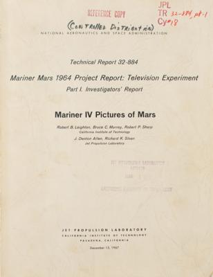 Lot #101 Mariner Mars 1964 Project Report: Mariner IV Pictures of Mars - Image 1