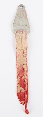 Lot #116 Energia Prototype Rocket (11K25) Preflight Tag and Ribbon - Image 1