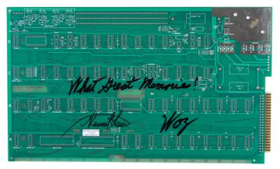 Lot #297 Steve Wozniak and Ron Wayne Signed Apple-1 Replica - Image 1