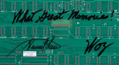 Lot #297 Steve Wozniak and Ron Wayne Signed Apple-1 Replica - Image 2