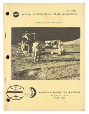Lot #34 Apollo 17 Mission Report - From the Collection of Dr. Otto Berg - Image 1