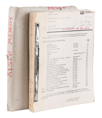 Lot #37 Otto Berg's Apollo Project Correspondence