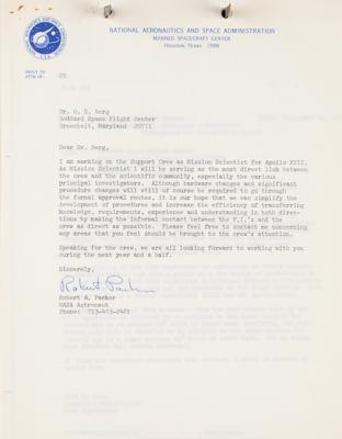 Lot #37 Otto Berg's Apollo Project Correspondence - Image 8