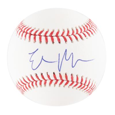 Lot #323 Elon Musk Signed Baseball - Image 1