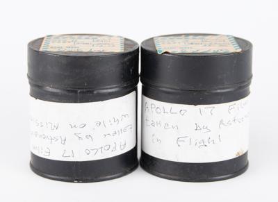 Lot #31 Apollo 17 (2) 70mm Hasselblad Film Reels - From the Collection of Dr. Otto Berg - Image 1