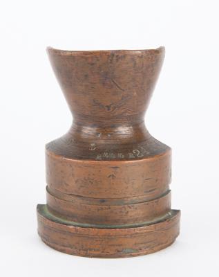 Lot #4 Otto Berg's Bronze Rocket Nozzle Cross-Section - Image 1