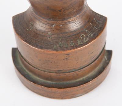 Lot #4 Otto Berg's Bronze Rocket Nozzle Cross-Section - Image 3