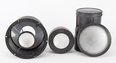 Lot #20 Otto Berg's Group of Large Lenses and Mirrors (4) - Image 1